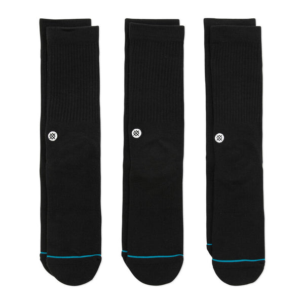 Icon Socks 3-Pack - Black