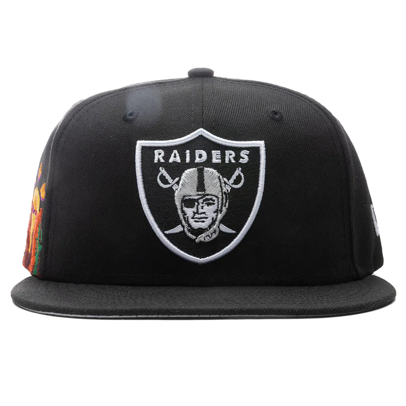 Las Vegas Raiders New Era Arch 59FIFTY Fitted Hat - Black