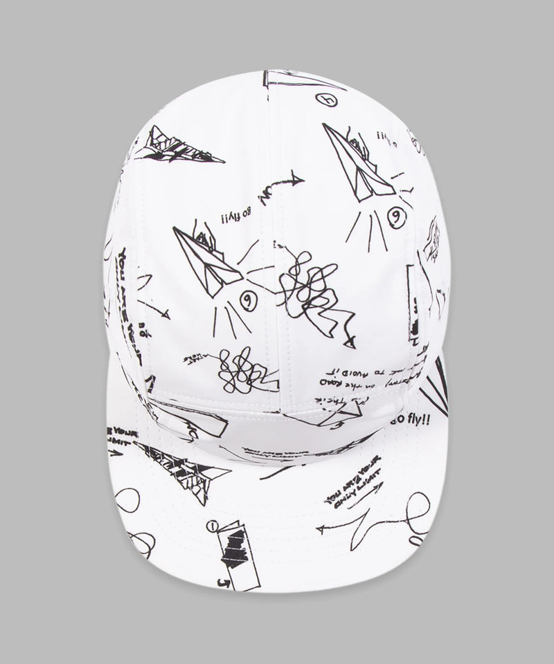 Sketch 5-Panel Camper Hat - White