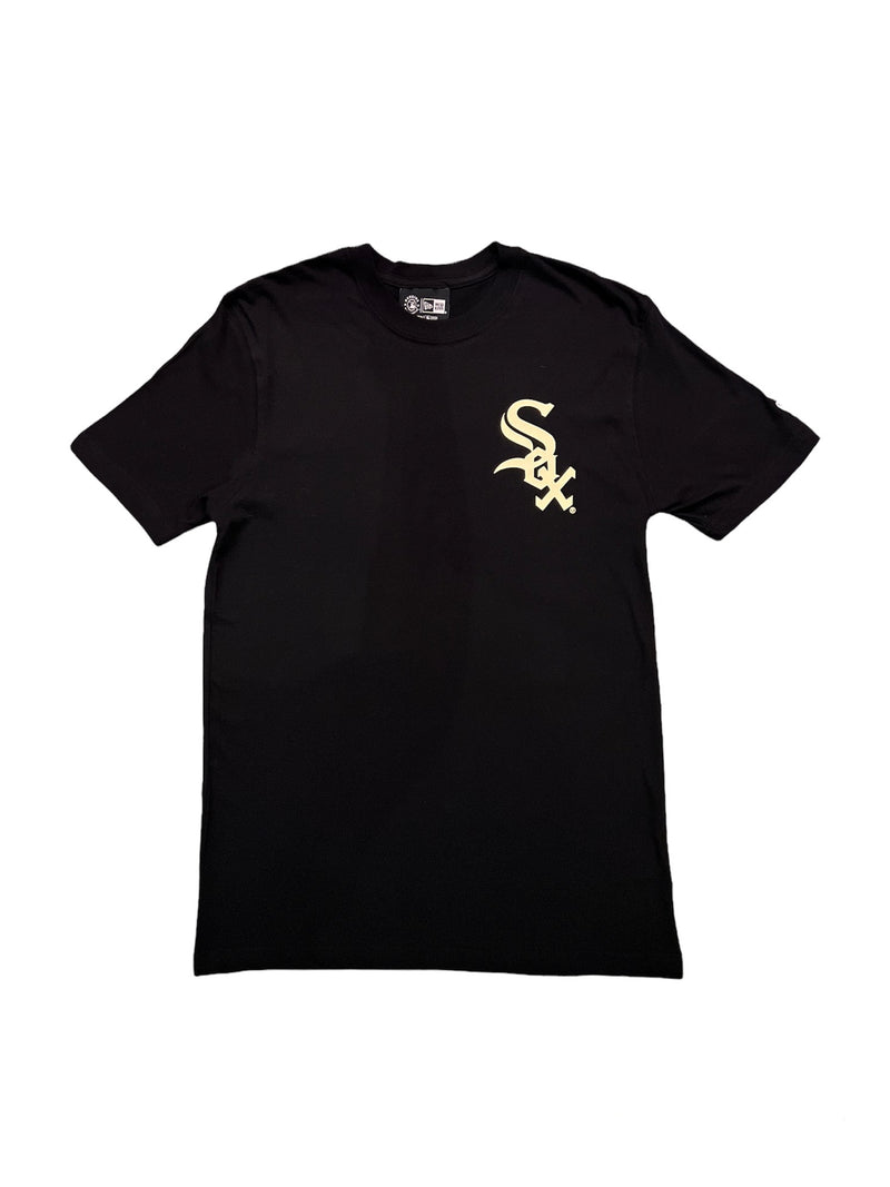 New Era Chicago White Sox Black Tonal 2 Tone Short Sleeve T Shirt, Black, 100% Cotton, Size 2XL, Rally House
