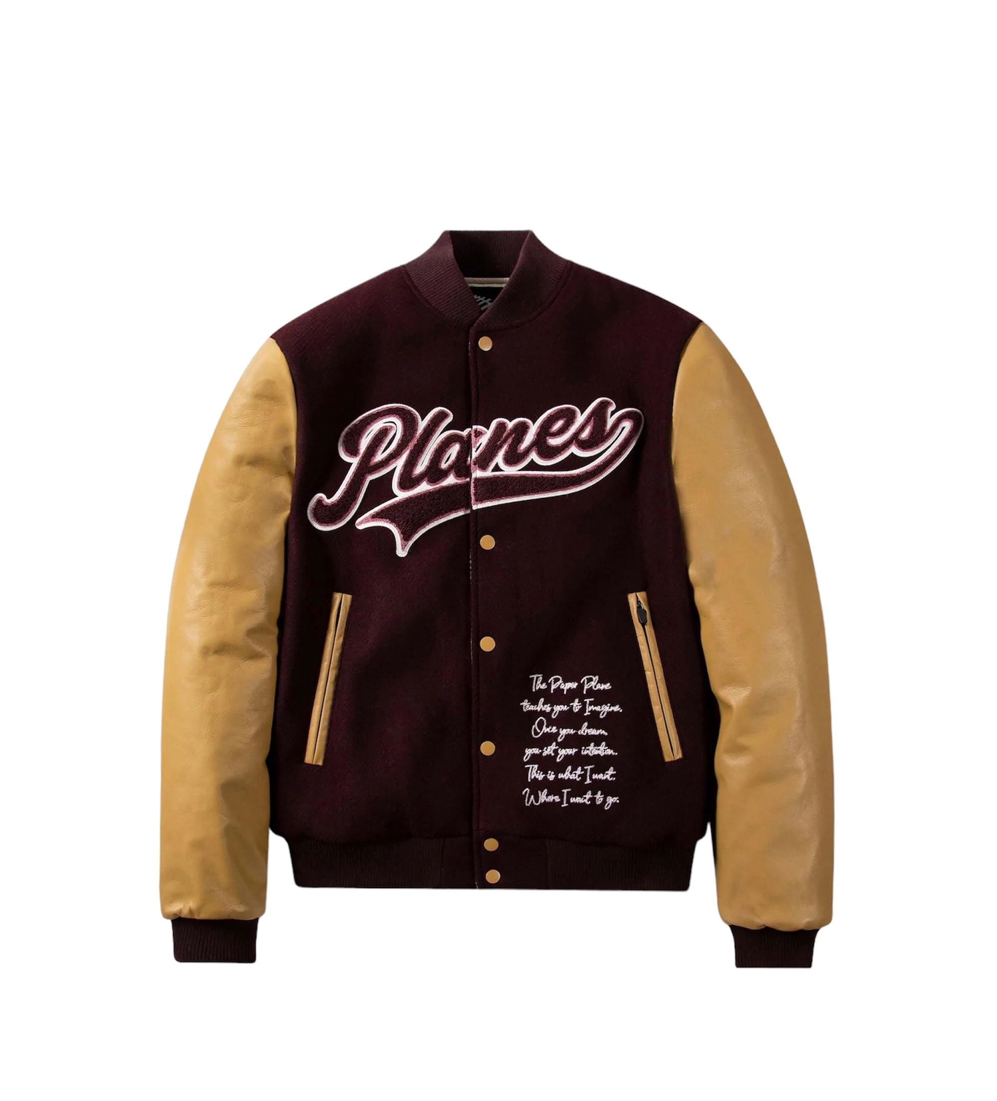 Varsity Jacket - Burgundy – Sneaker Bar
