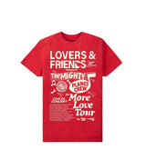 More Love Tour Tee - Coral Red