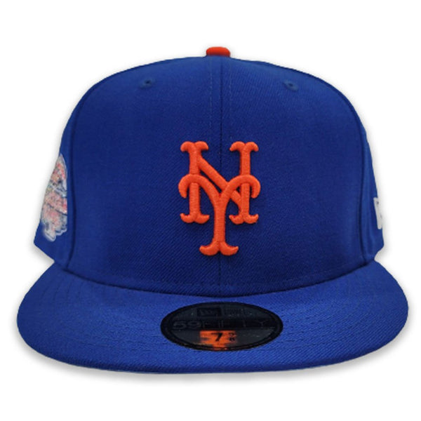 BLACK NEW YORK METS ICY BLUE BOTTOM NEW ERA 59FIFTY FITTED HAT