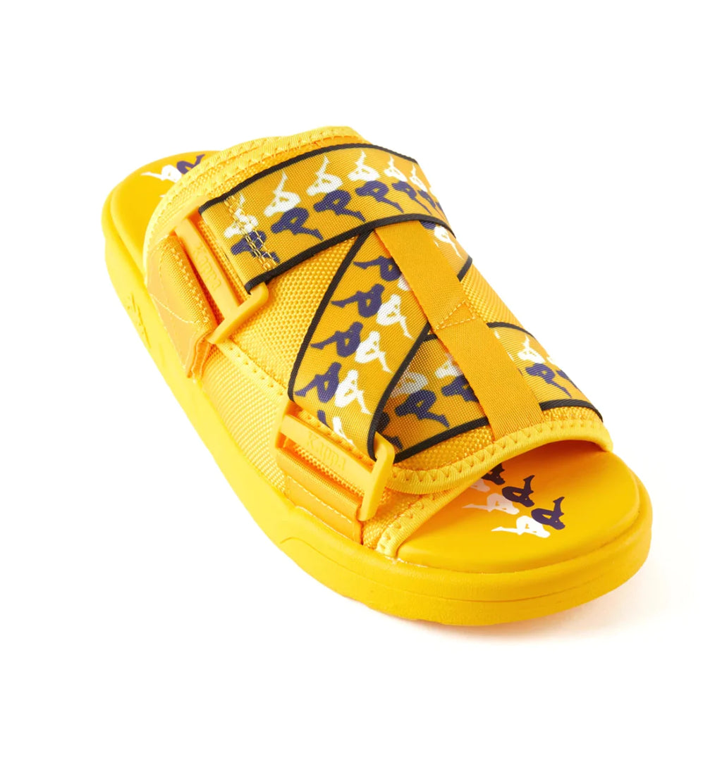 Kappa 222 Banda Mitel 7 | Yellow White | Sandal Slides Men’s NWT UNISEX Kappa | Shoes | Kappa Unisex 222 Banda Mitel 4 Yellowwhite  main image 2