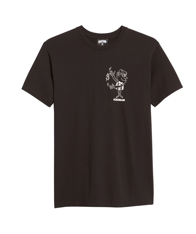 Icecream Man T-Shirt - Black
