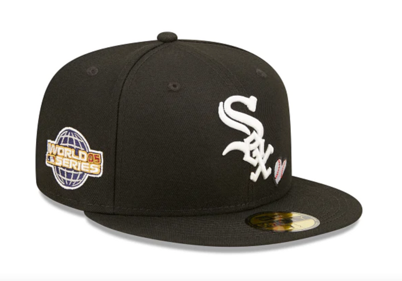 Black Chicago White Sox Gray Bottom 2005 World Series Champions New Era  59Fifty Fitted
