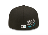 Florida Marlins Team Heart Fitted