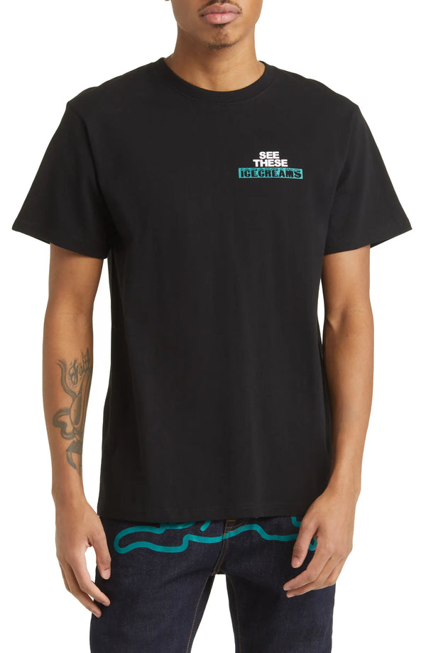 Ice Cubes T-Shirt - Black