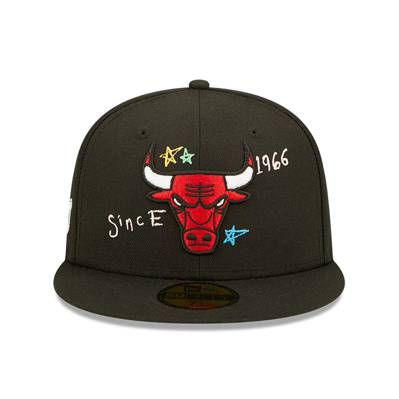 Chicago Bulls NBA Scribble Fitted
