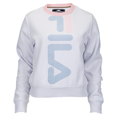 Fila sweatshirt womens fashion white