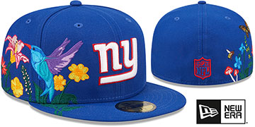 New York Giants Blooming Fitted