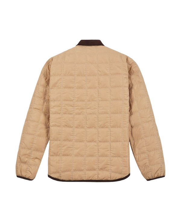 Quilted Shirt Jacket - Pebble
