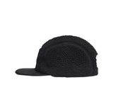 Faux Sherpa 5-Panel Hat - Black