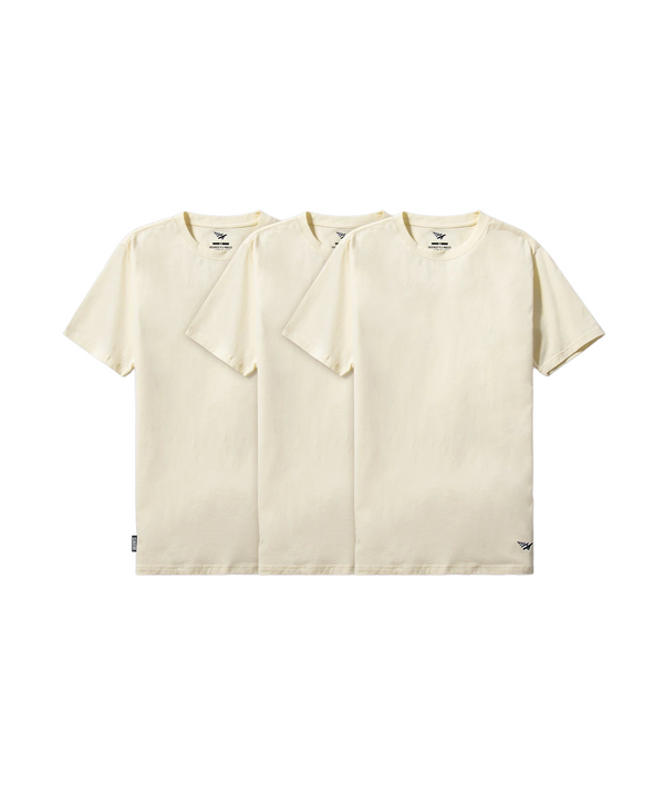 Essential T-Shirt - 3-Pack(Ivory)