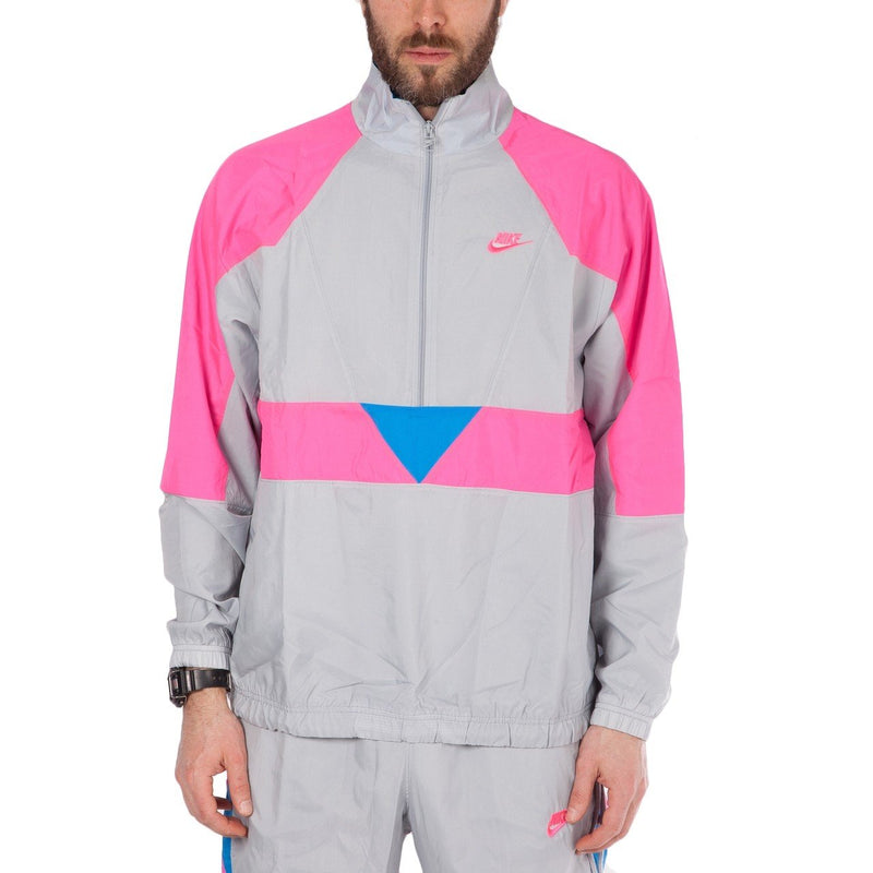 Sportswear Woven Jacket - Grey/Pink