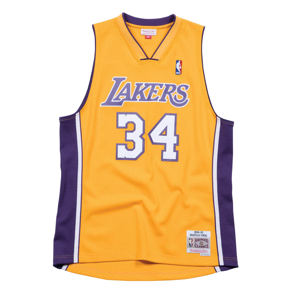 Los Angeles Lakers Jersey Number 34 Los Angeles Lakers Home 1999