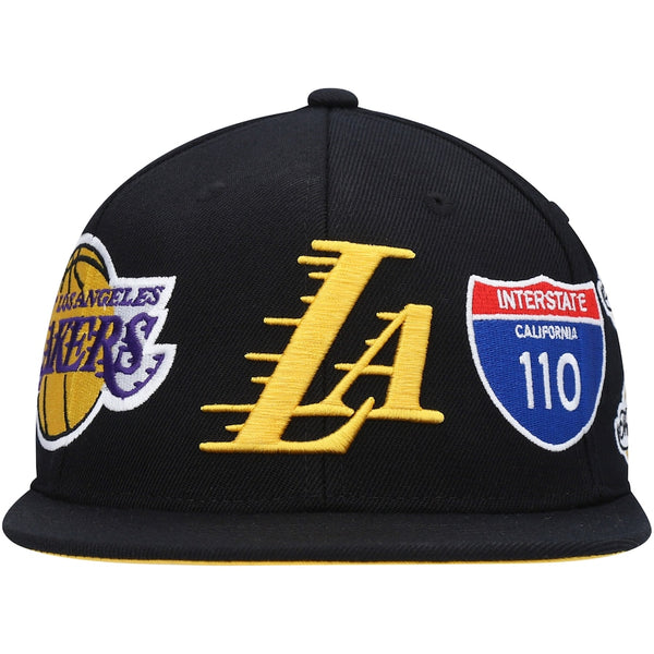 Los Angeles Lakers Champs Patch Snapback - Black