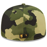 New York Yankees 2022 Armed Forces Day On-Field Camo Fitted