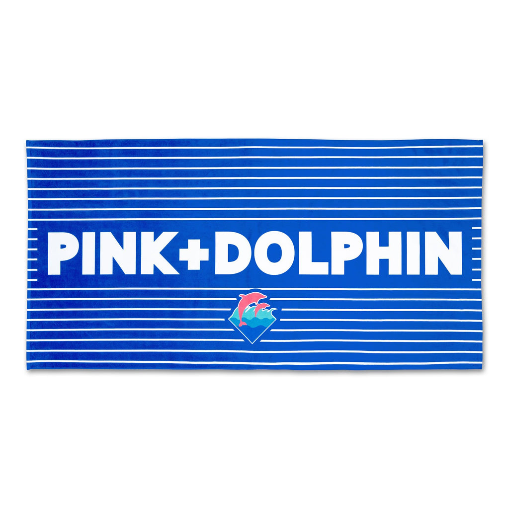 Pink+Dolphin Beach Towel